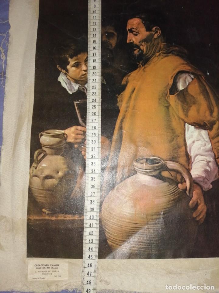 Vintage: L&aacute;mina pegada al lienzo - Foto 8