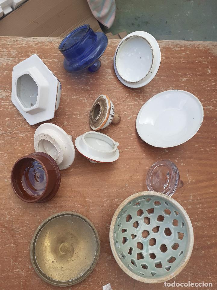 Vintage: 11 tapas de ceramicas - Foto 3