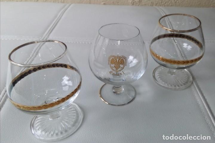 Vintage: Cuatro copas Brandy/Cog&ntilde;ac grandes - Foto 1