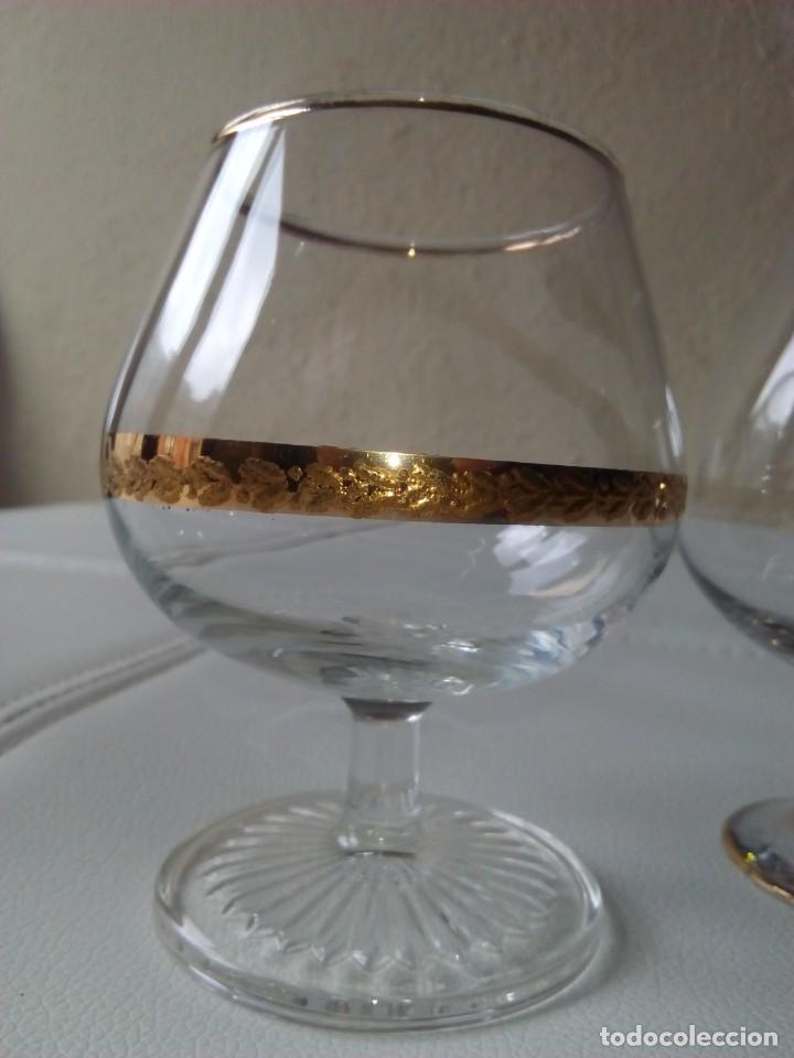 Vintage: Cuatro copas Brandy/Cog&ntilde;ac grandes - Foto 4