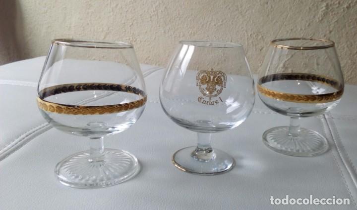 Vintage: Cuatro copas Brandy/Cog&ntilde;ac grandes - Foto 5