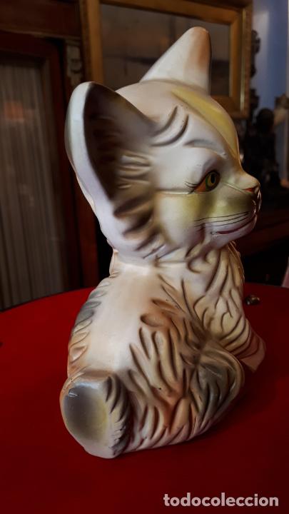 Vintage: HUCHA DE 1950. GATO. - Foto 3