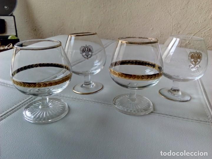 Vintage: Cuatro copas Brandy/Cog&ntilde;ac grandes - Foto 6