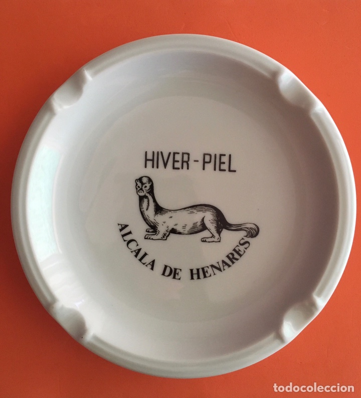 Vintage: Cenicero Hiver-Piel. Cer&aacute;mica &Aacute;lvarez , Alcal&aacute; de Henares
