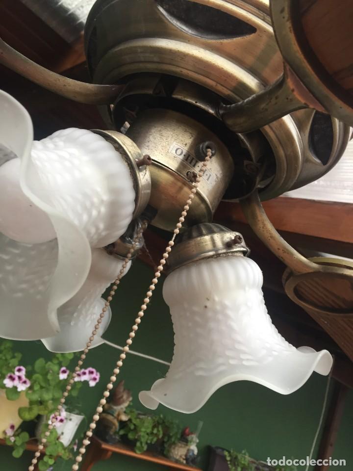 Vintage: ventilador techo con luces y gran tama&ntilde;o - Foto 7