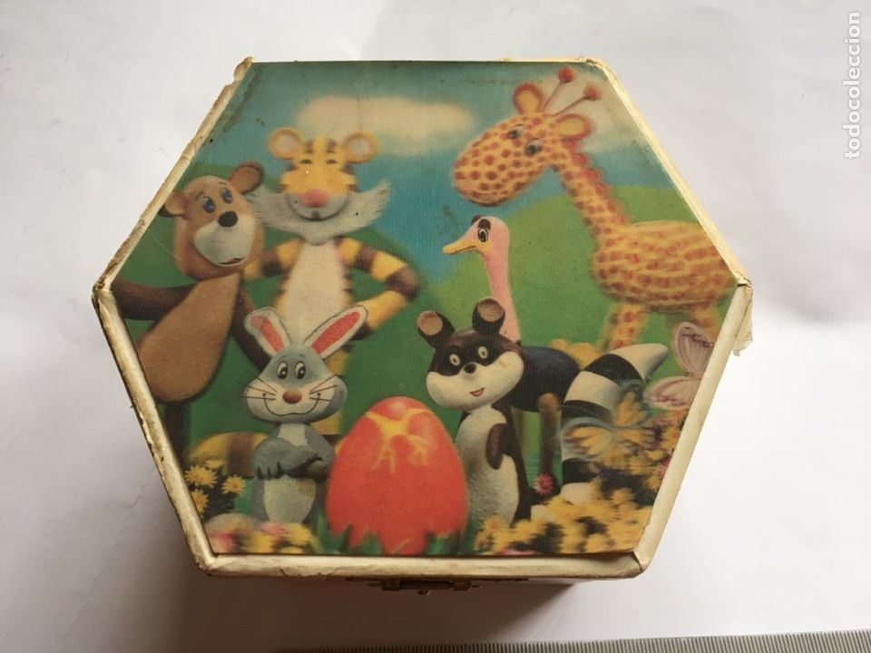 Vintage: CAJA DE M&Uacute;SICA INFANTIL. BAILARINA. JOYERO.