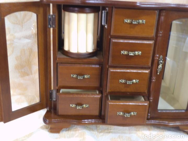 Vintage: JOYERO GRANDE DE MADERA - Foto 4