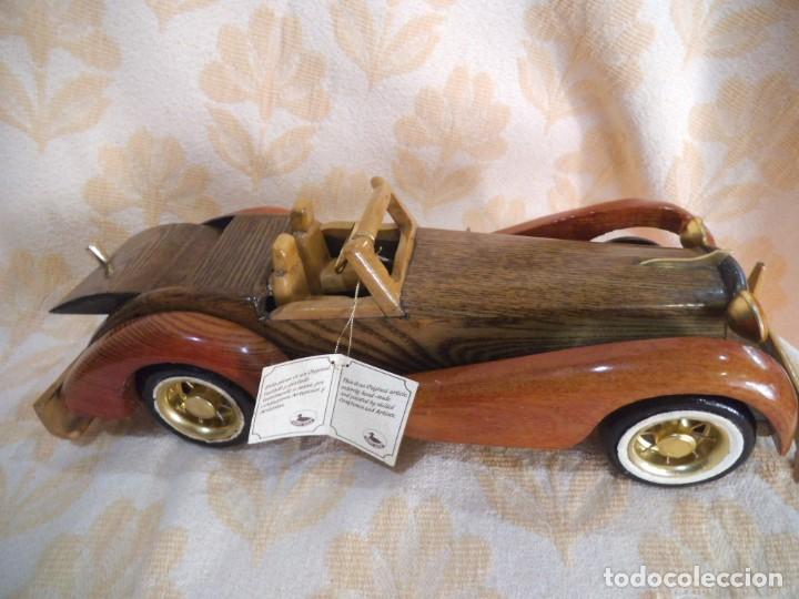Vintage: COCHE DE MADERA - Foto 1