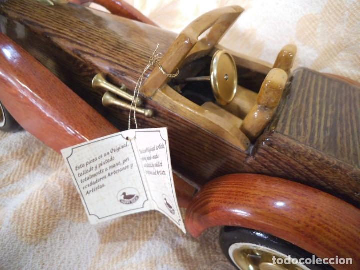 Vintage: COCHE DE MADERA - Foto 4