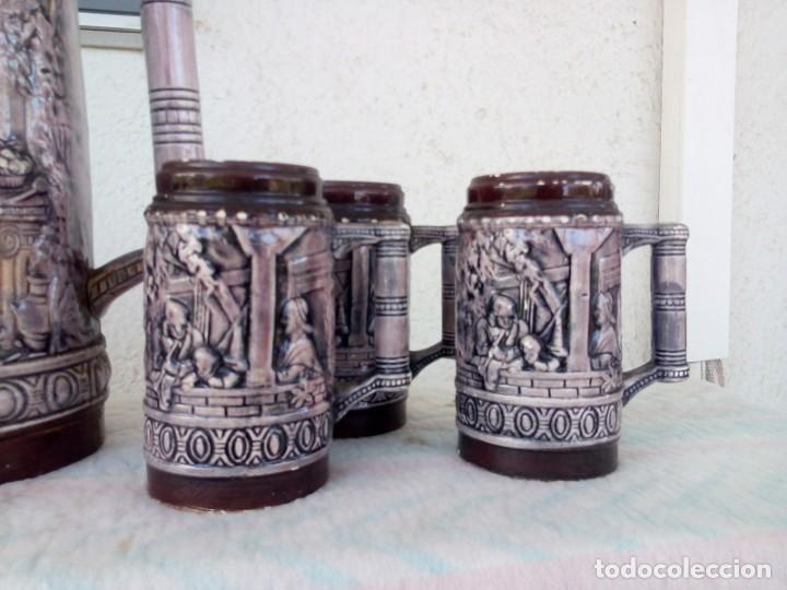 Vintage: JUEGO DE JARRAS DE CERVEZA - Foto 3