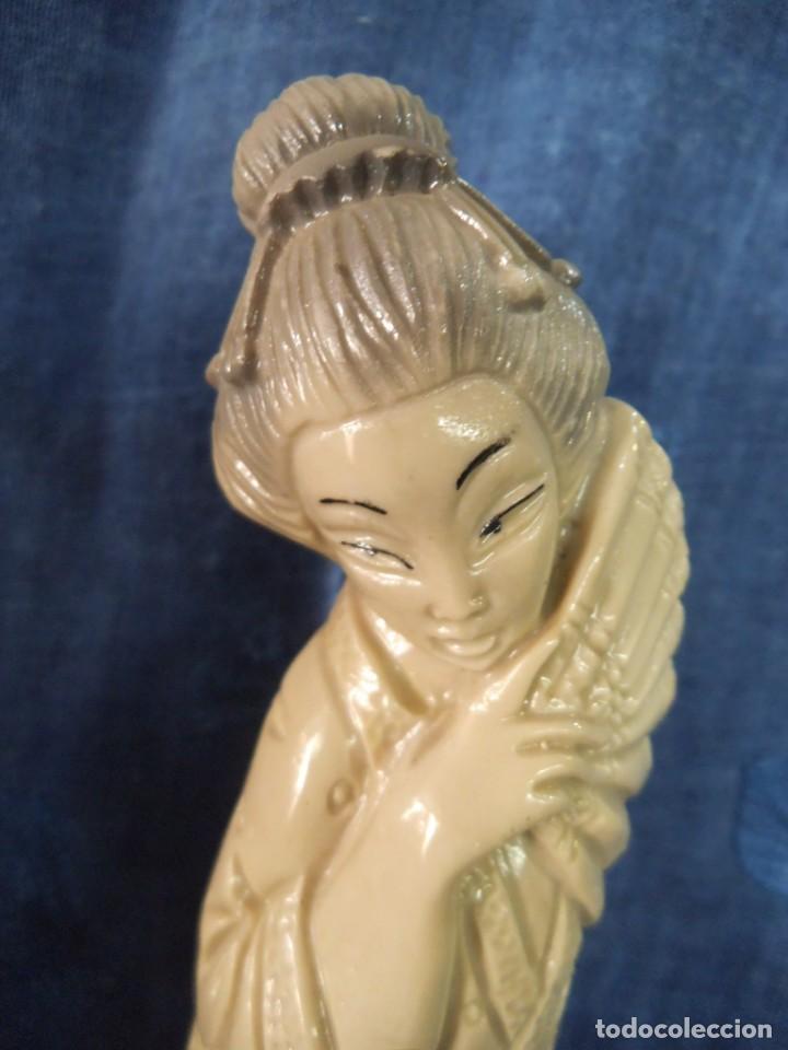 Vintage: PAREJA DE FIGURAS CHINAS - Foto 3