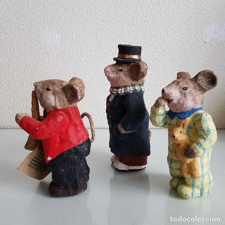 Vintage: RATONES DE PAPEL MACH&Eacute; - Foto 3