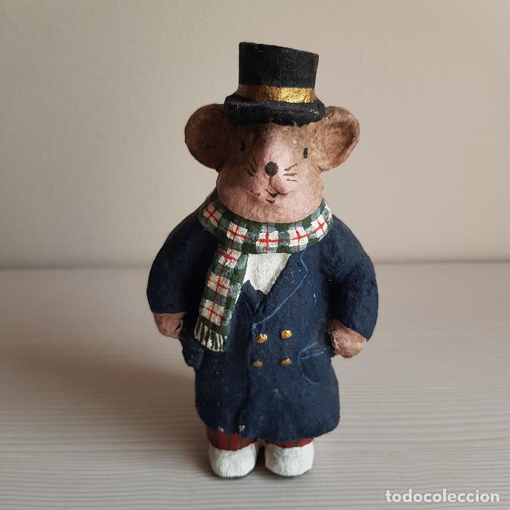 Vintage: RATONES DE PAPEL MACH&Eacute; - Foto 8