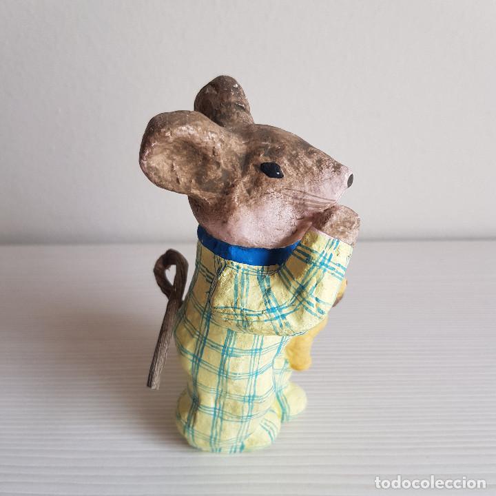 Vintage: RATONES DE PAPEL MACH&Eacute; - Foto 12