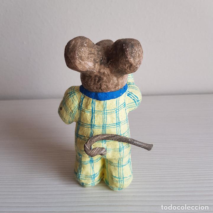 Vintage: RATONES DE PAPEL MACH&Eacute; - Foto 13