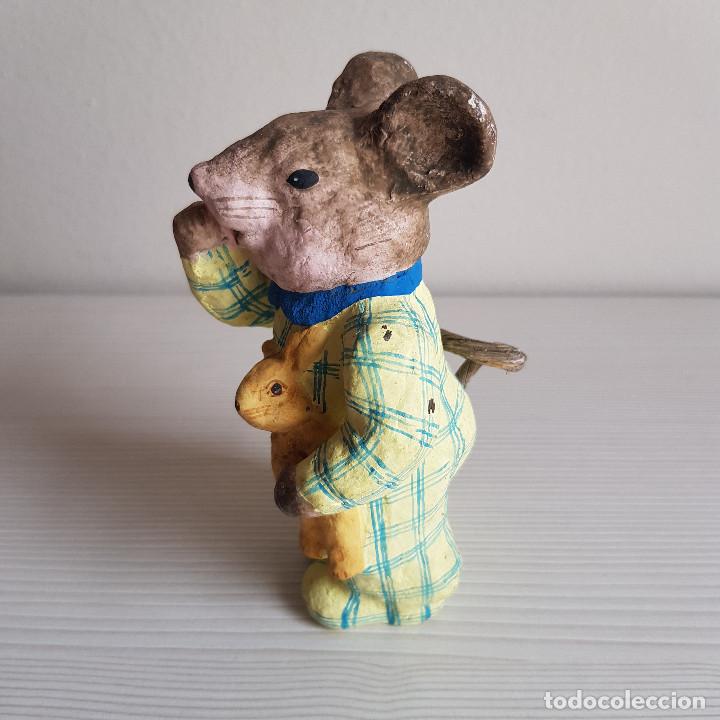 Vintage: RATONES DE PAPEL MACH&Eacute; - Foto 14