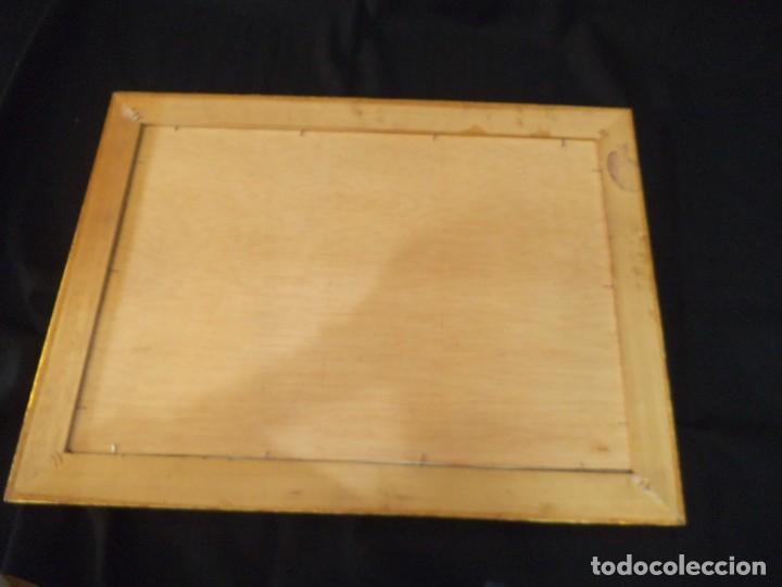 Vintage: CUADRO BARCA (l&aacute;mina) madera pan de oro (40 x 55) - Foto 3