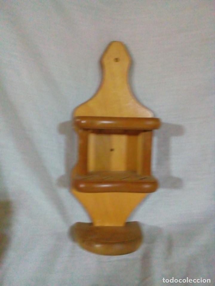 Vintage: soporte de madera para menajes de cocina - Foto 4