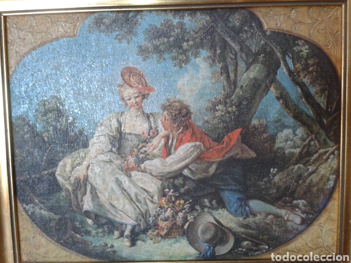 Vintage: CUADRO - TRIPTICO - 1, 38 cm. - Foto 7