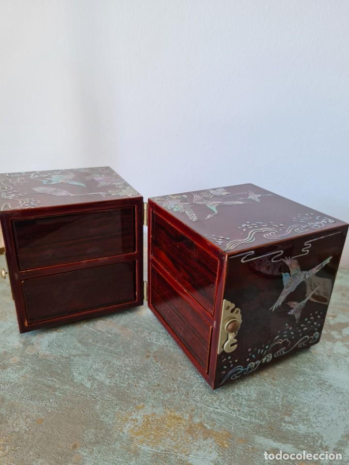 Vintage: Joyero madera lacada - Foto 4