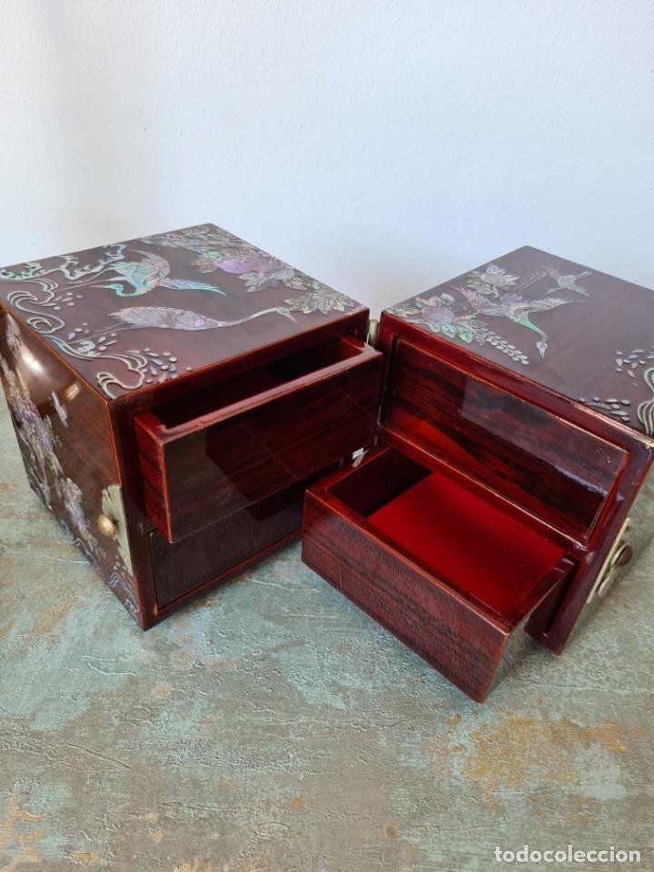Vintage: Joyero madera lacada - Foto 5