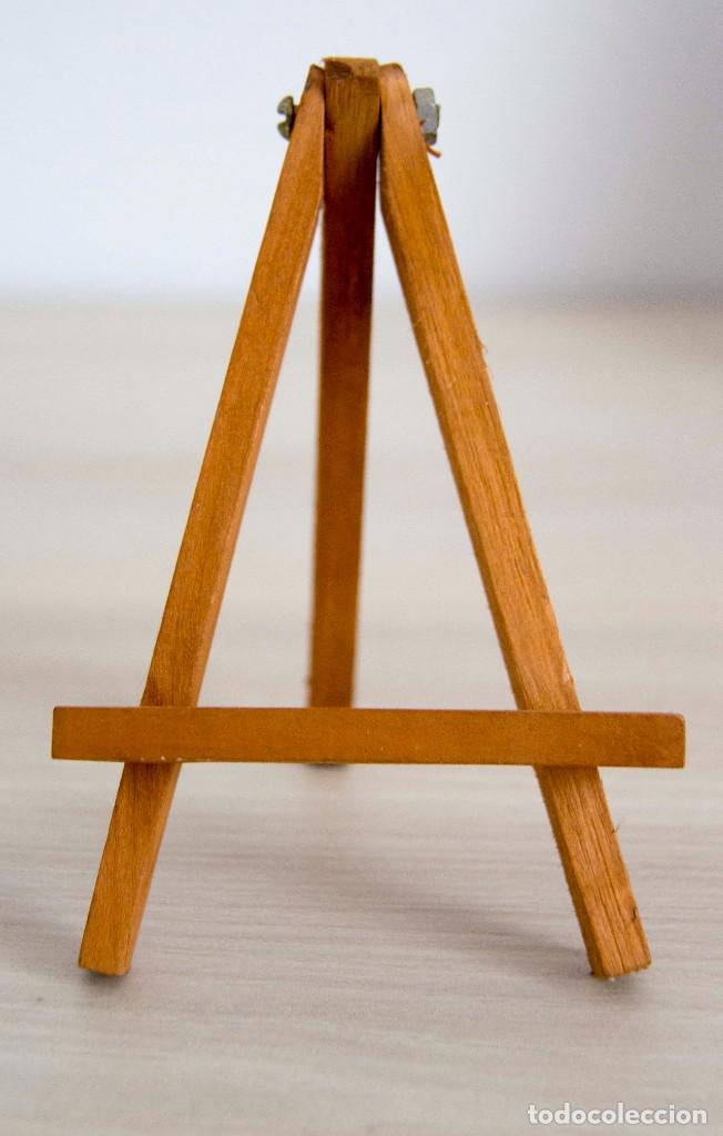 Vintage: Peque&ntilde;o caballete de madera