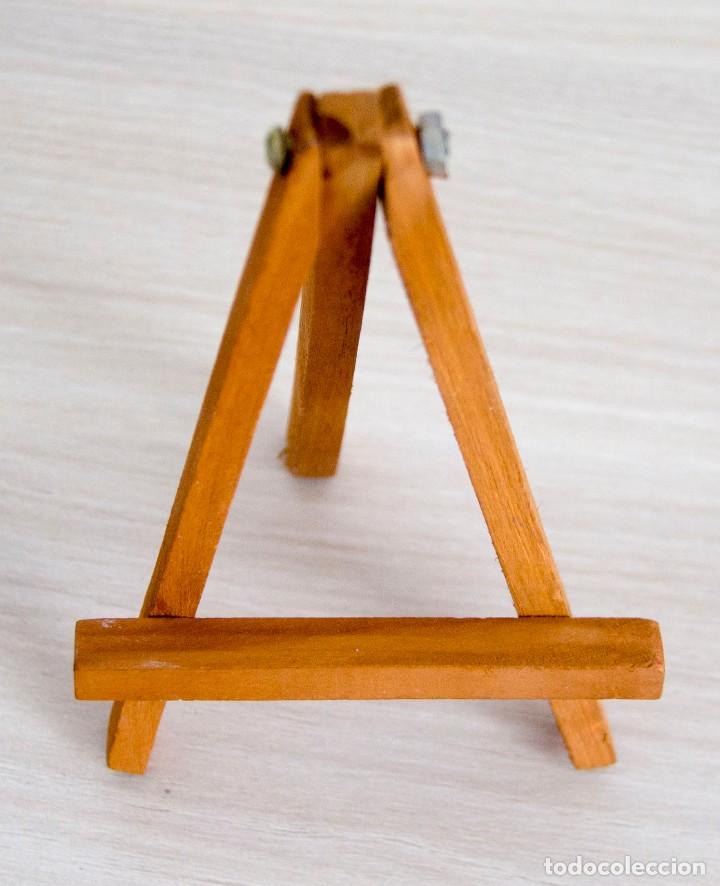Vintage: Peque&ntilde;o caballete de madera - Foto 3