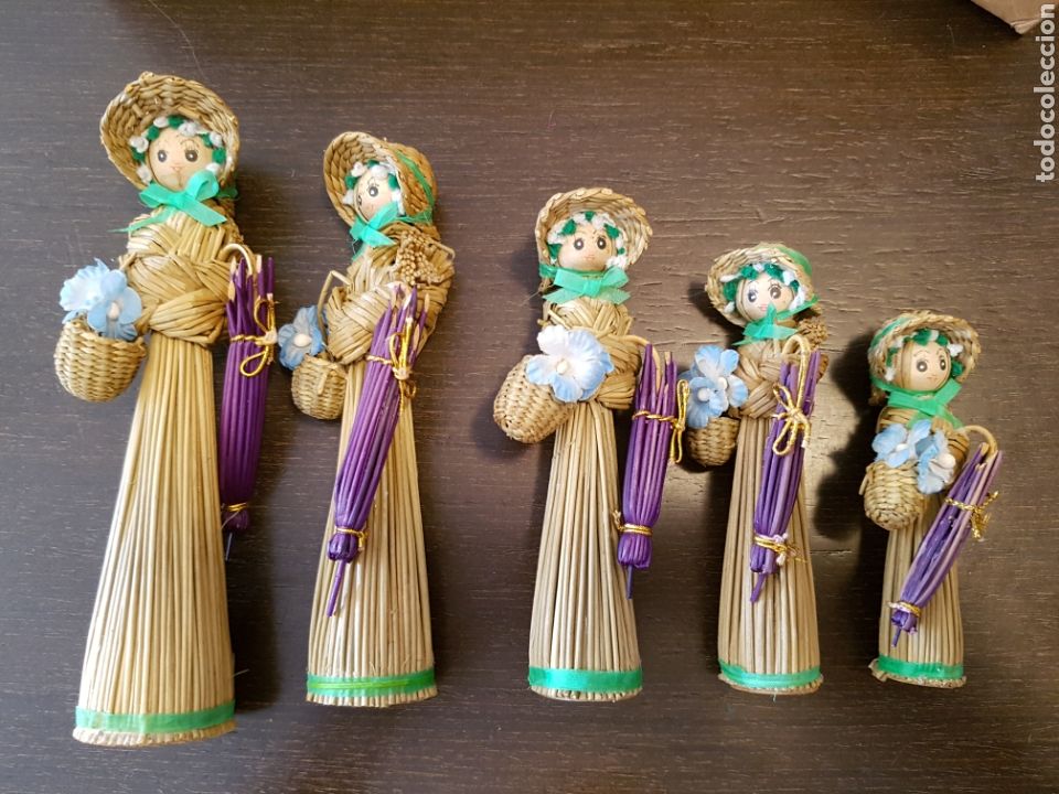 Mu&ntilde;ecas de mimbre artesanales