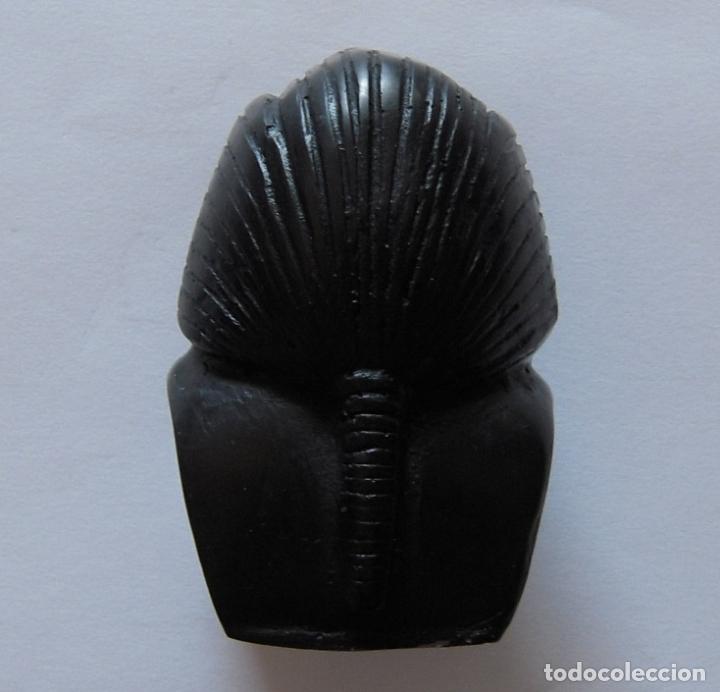 Vintage: BUSTO DE TUTANKAMON HECHO EN RESINA NEGRA - Foto 3