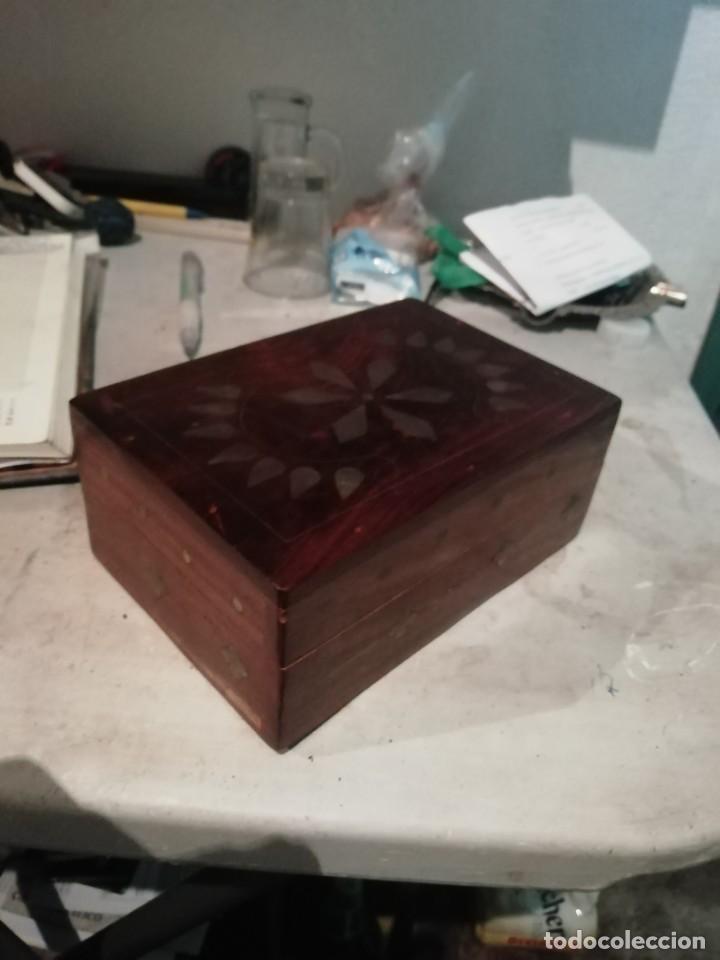 Vintage: Antigua caja de madera decoraci&oacute;n El Corte Ingl&eacute;s Vintage