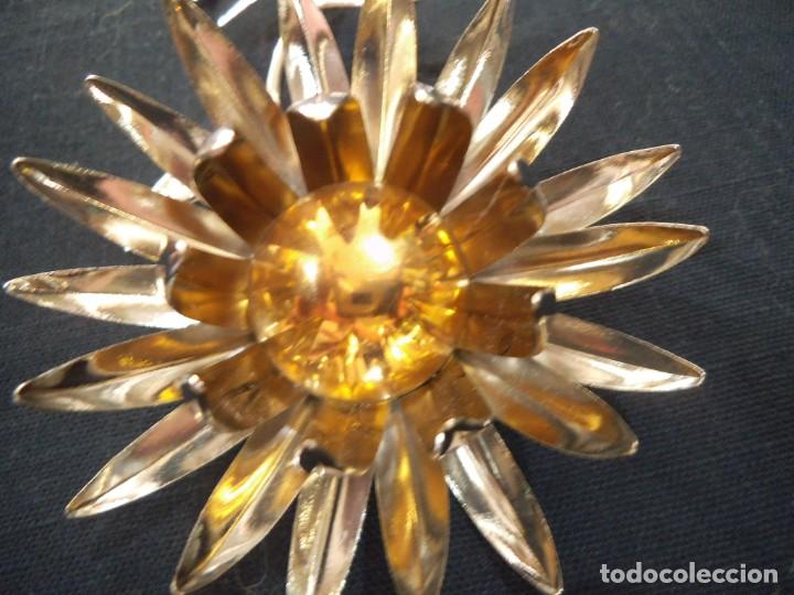 Vintage: FLOR CROMO PINCHOS (15cm) - Foto 2