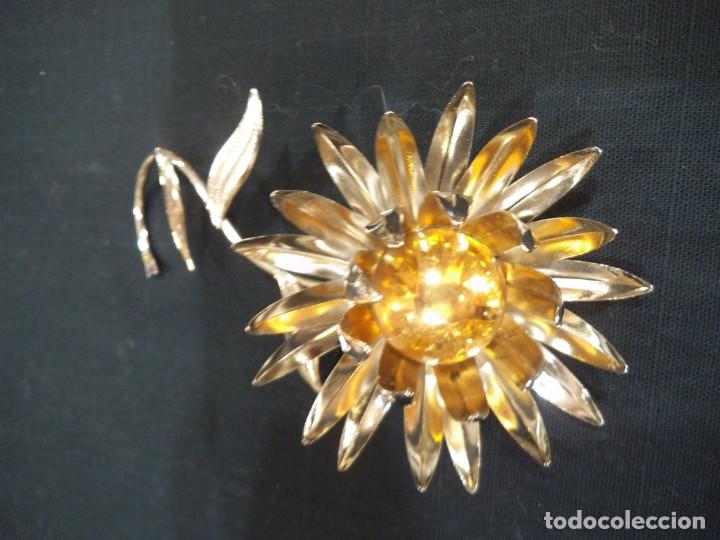 Vintage: FLOR CROMO PINCHOS (15cm) - Foto 4