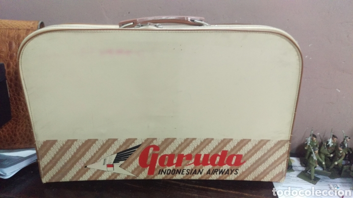 Vintage: Vintage - maleta original GARUDA INDONESIAN AIRWAYS - unica