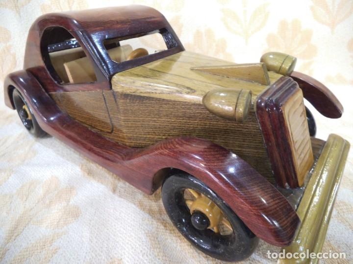 Vintage: COCHE DE MADERA -2- - Foto 2