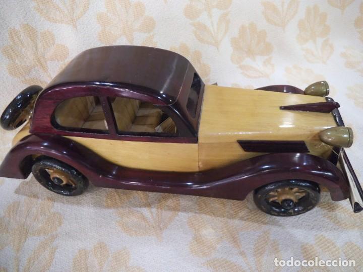 Vintage: COCHE DE MADERA -4- - Foto 2