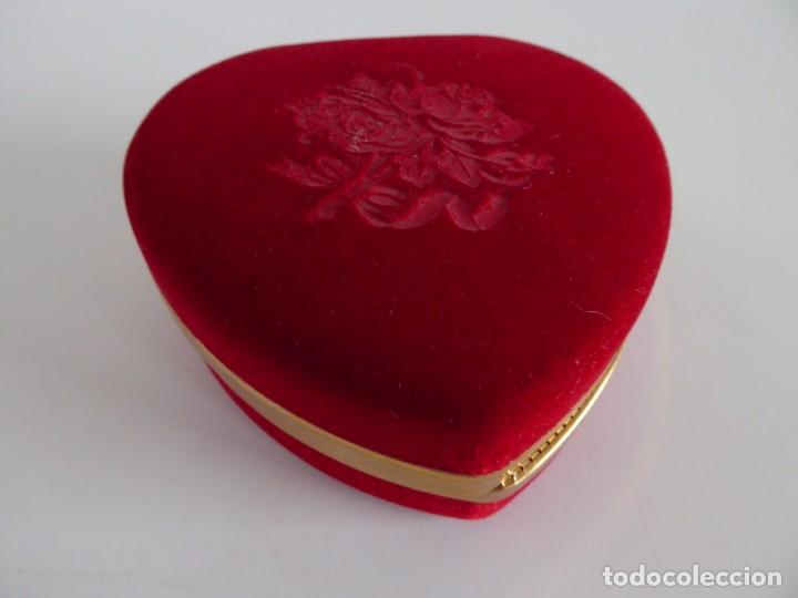 Vintage: JOYERO ROJO ATERCIOPELADO - Foto 1