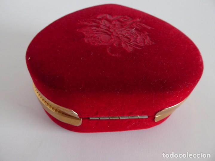 Vintage: JOYERO ROJO ATERCIOPELADO - Foto 2