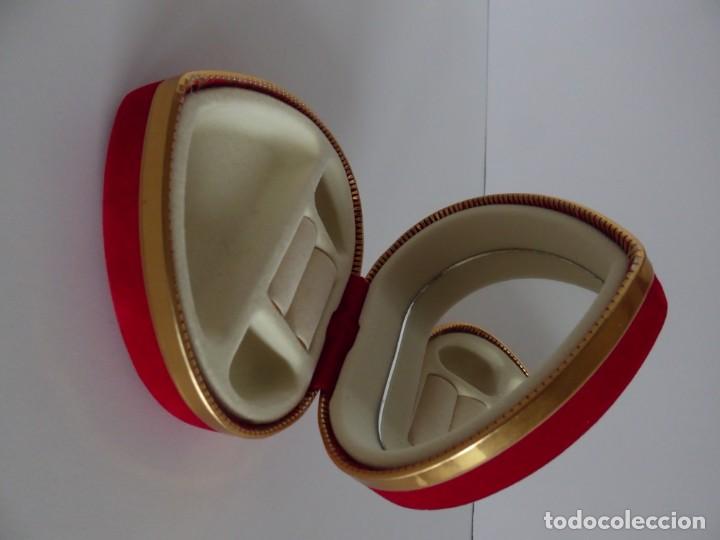 Vintage: JOYERO ROJO ATERCIOPELADO - Foto 4