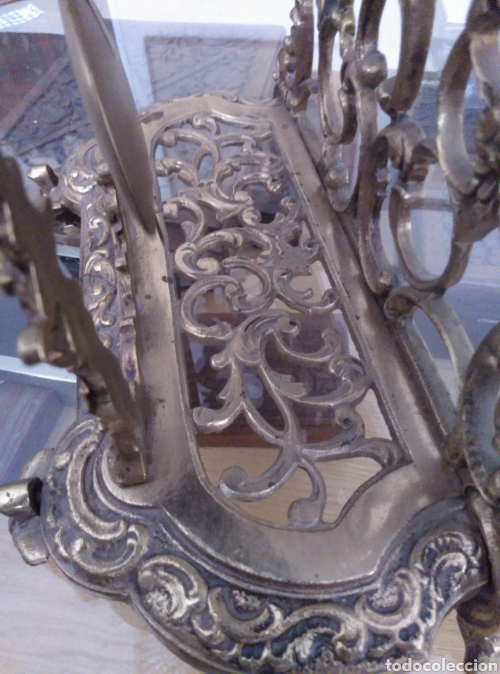 Vintage: Reloj de sobremesa en bronce. - Foto 2