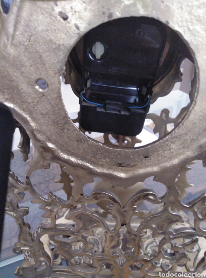 Vintage: Reloj de sobremesa en bronce. - Foto 9