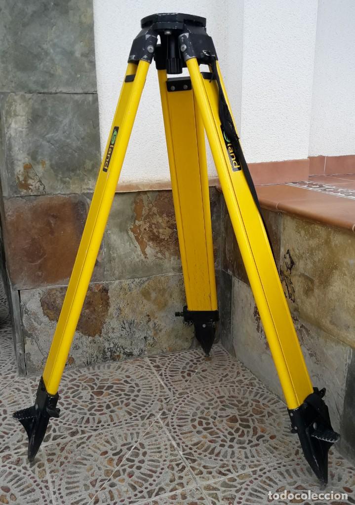 Vintage: TRIPODE DE MADERA TOPOGRAFICO - POLIVALENTE - Foto 3