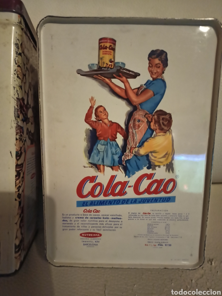 Vintage: CAJAS DE LATA DE COLA CAO - Foto 3