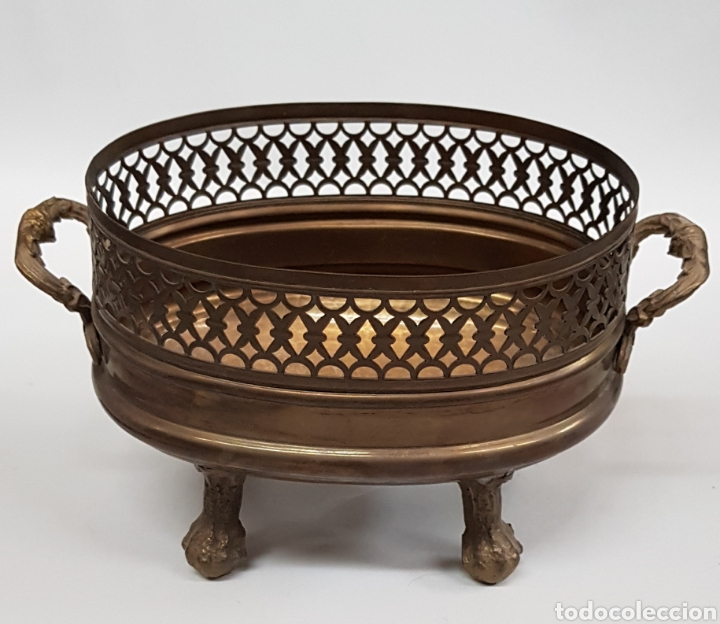 Vintage: Centro de mesa bronce - 21x13 - car70 - Foto 1