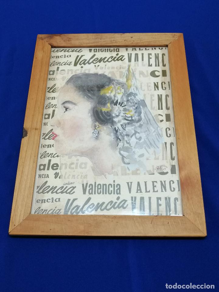 Vintage: CUADRO FALLERA - Foto 1