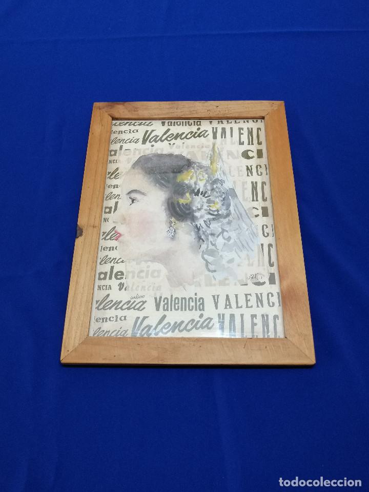 Vintage: CUADRO FALLERA - Foto 2