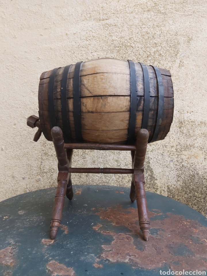Vintage: BARRIL SOBRE BASE. - Foto 2