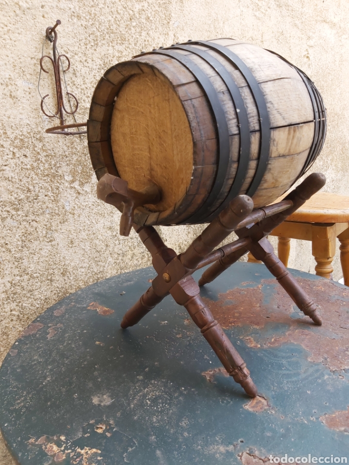 Vintage: BARRIL SOBRE BASE. - Foto 3