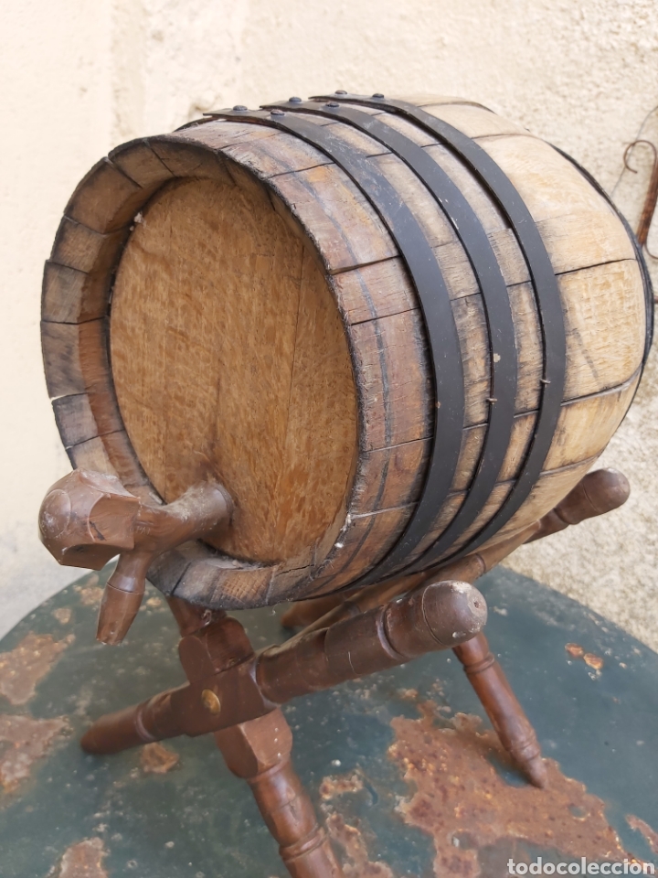 Vintage: BARRIL SOBRE BASE. - Foto 1