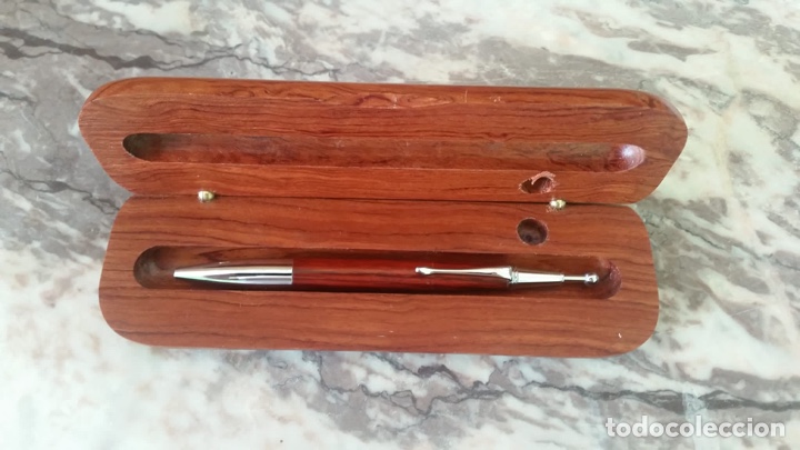 Vintage: Bol&iacute;grafo con estuche de madera - Foto 2