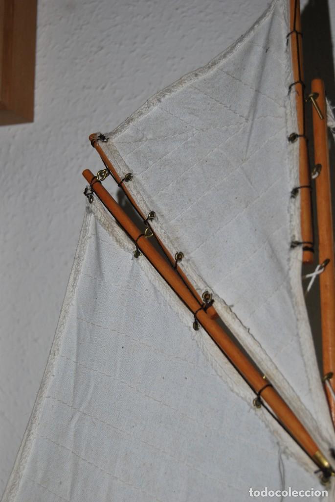 Vintage: VELERO DE MADERA - MAQUETA - BARCO - Foto 21